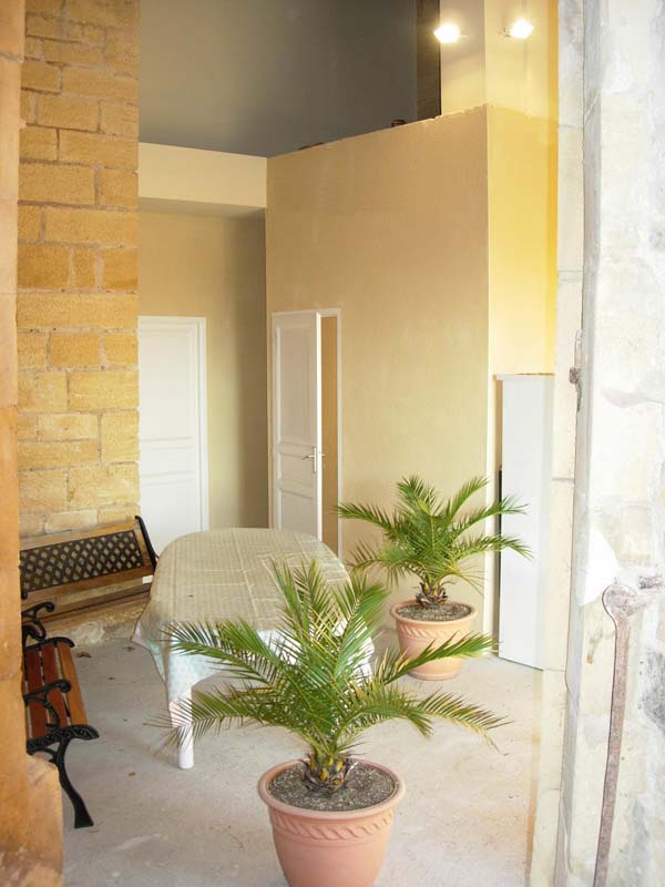 Terrasse bord de piscine